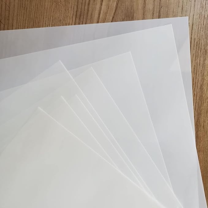10 Pack 7.5 Mil Blank Stencil Sheets 12 x 24 inch Mylar Sheet Milky Translucent - Image 5