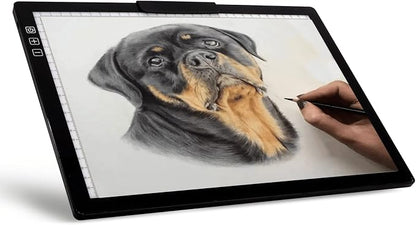 Wireless Rechargeable A4 LED Light Pad w/Built-in Riser Stands, 6 Levels of - Image 6