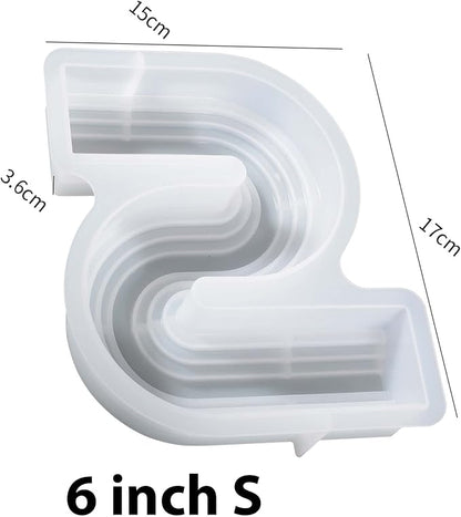 2 Pack 6 inch + 7 inch Twist Candle Molds - Image 3