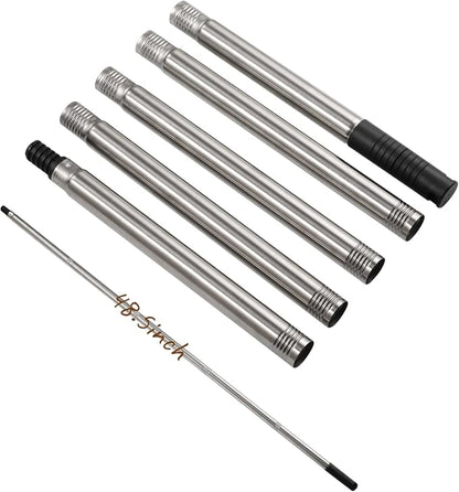 Paint Roller Extension Poles, 5 Piece Painting Extension Pole Extends to 48.5" by NANJA