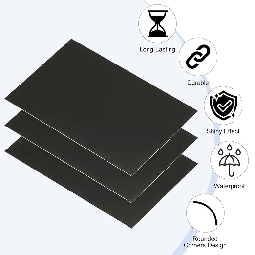 PATIKIL 2.1x3.3 Inch Anodized Aluminum Sheet Metal - Image 3