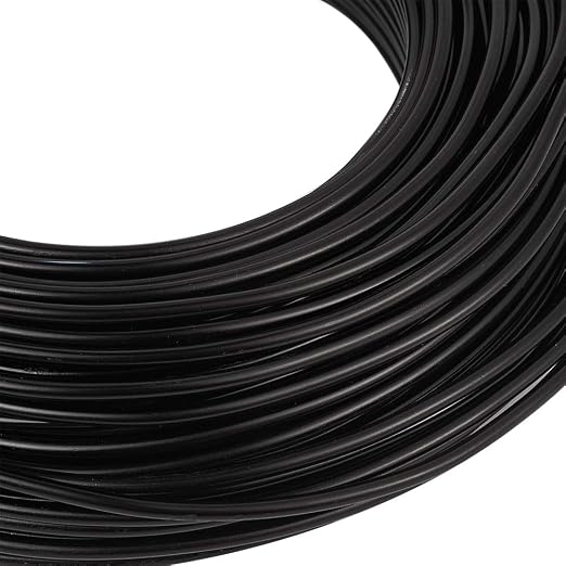 Fashewelry 114 Feet 10 Gauge Aluminum Wire Black Bendable Metal Craft Wire - Image 3