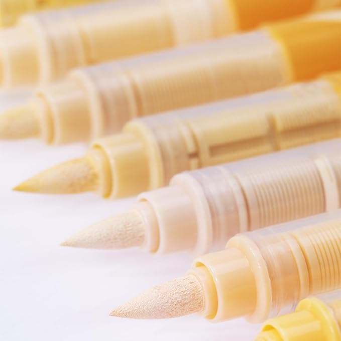Guangna Acrylic Paint Markers 12 Colors, Skin Tone Series Set - Image 6
