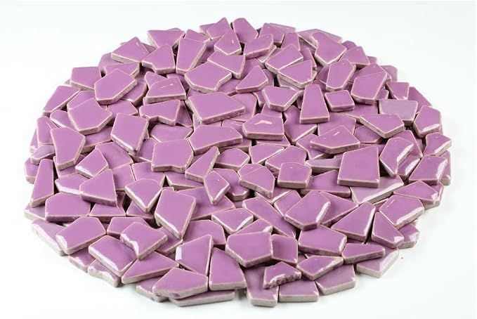 Ceramic Mosaic Tiles for Crafts & Art Projects 200 Grams Vibrant Colors Pieces - Image 5