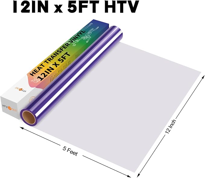 HTVRONT HTV Vinyl Rolls Heat Transfer Vinyl - Image 7