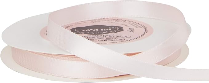 VATIN Double Face Sideshow Rose Satin Ribbon 3/8" Continuous 50 Yards, Gift - Image 4