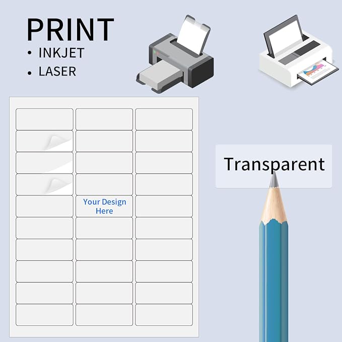 STARLIBOO Transparent Stickers Labels - Image 4