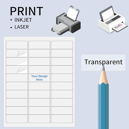STARLIBOO Transparent Stickers Labels - Image 4