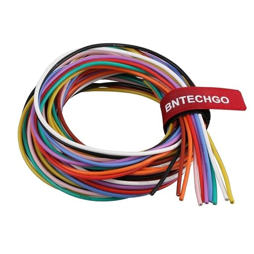 BNTECHGO 18 Gauge Silicone Wire Kit 10 Color Each 5 ft Flexible 18 AWG Stranded by BNTECHGO
