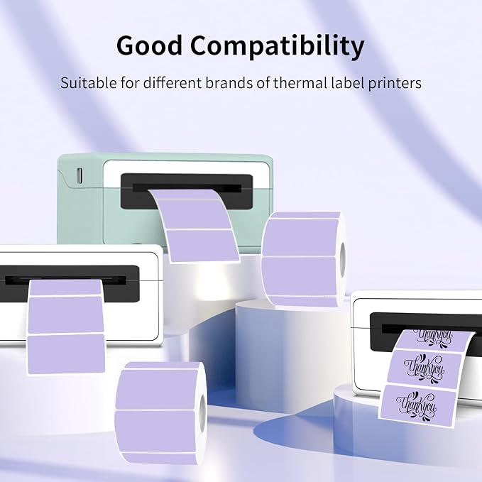 2x1 Inch Thermal Labels, Waterproof Self-Adhesive Shipping Label Printer Sticker - Image 3