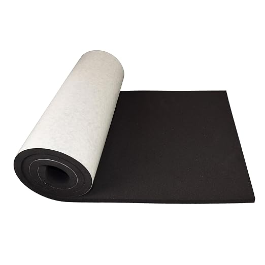 XCEL Foam Roll with Self Adhesive – Black, Auto Insulation & Cosplay Black by XCEL