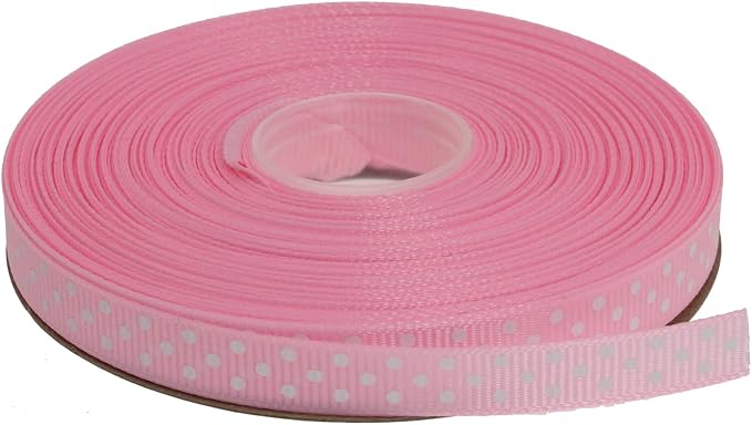 Polka Dot Grosgrain Ribbon 25 Yard Each Roll 100% Polyester by Unknown