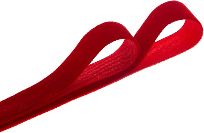 Vintage Red Velvet Ribbon, 1 Inch X 25Yd - Image 2