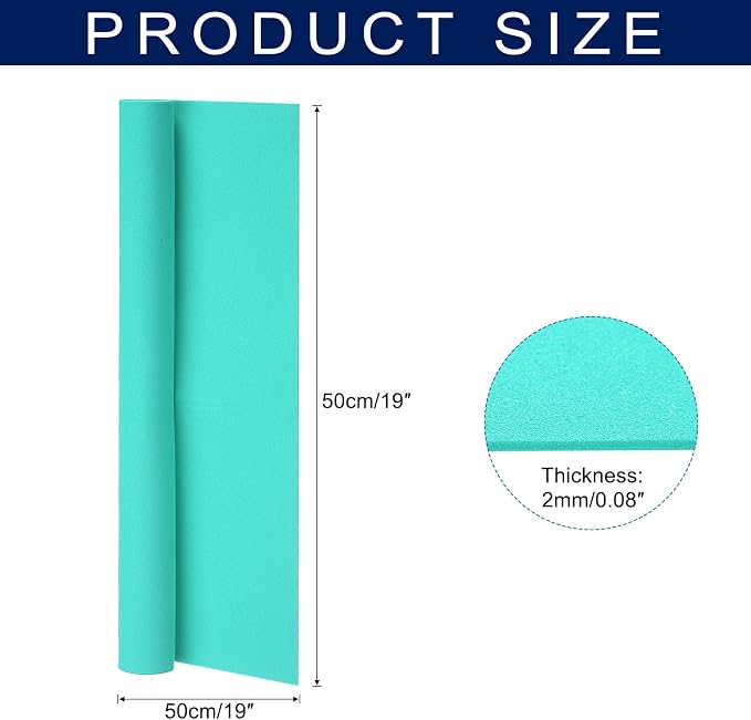 MECCANIXITY Foam Sheets Crafts 19x19 Inch 2mm EVA Craft Foam Paper Foam Sheets - Image 2