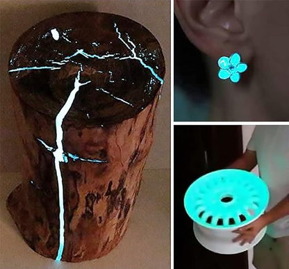 VViViD Aqua Glow in The Dark Pigment Powder 30g/1oz Packet - Image 3