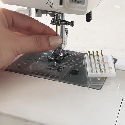 HONEYSEW 30 Pieces Sewing Machine Needles HAX1 130/705H Universal Regular Point - Image 2