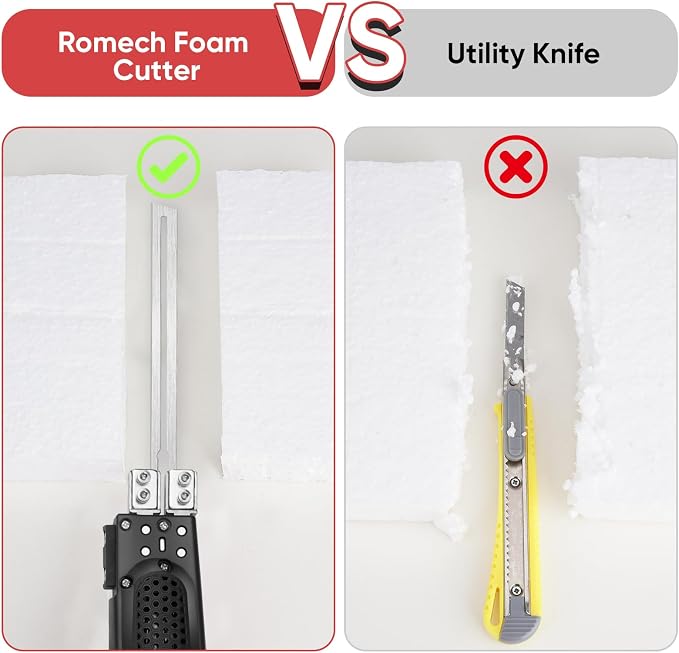 ROMECH Foam Cutter Pro Electric Hot Knife, 200W Air Cooled Styrofoam Cutting - Image 3