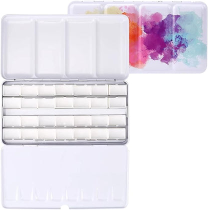LOONENG Empty Watercolor Palette, Empty Watercolor Tin - Image 2