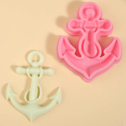 1Pcs Anchor Chocolate Fondant Mold, Food Grade Nautical Anchor Candy Silicone - Image 4