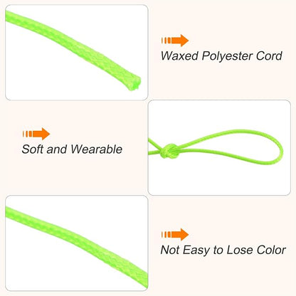 MECCANIXITY Waxed Cord 0.8mm Waxed Polyester Cord 175 Yard Wax String - Image 3
