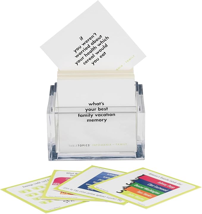 TABLETOPICS Family Infomania: Questions to Start Great Conversations - Image 2