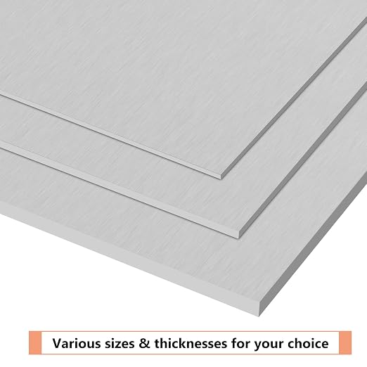 2Pack 6061 T651 Aluminum Sheet Metal 10 x 10 x 1/16 Inch Plain Thin Aluminum - Image 5