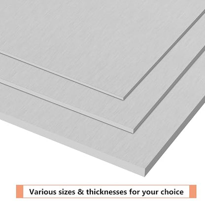 2Pack 6061 T651 Aluminum Sheet Metal 10 x 10 x 1/16 Inch Plain Thin Aluminum - Image 5