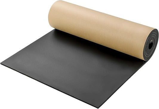 NATGAI Sponge Neoprene with Adhesive Foam Rubber Sheet 1/4” Thick X 16” Wide X by NATGAI