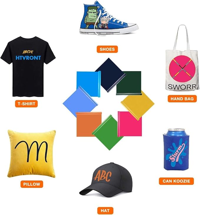 HTVRONT HTV Vinyl Rolls Heat Transfer Vinyl - Image 2