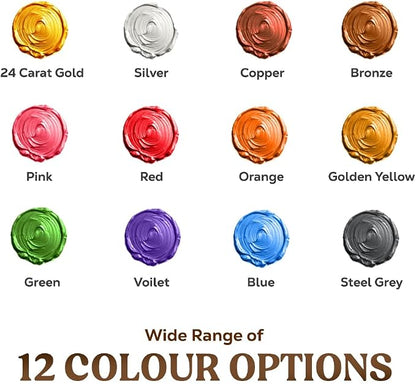 GRANOTONE Acrylic Venezia Metallic Colour | 12 Metallic Shades | 50 ml | Extra - Image 3