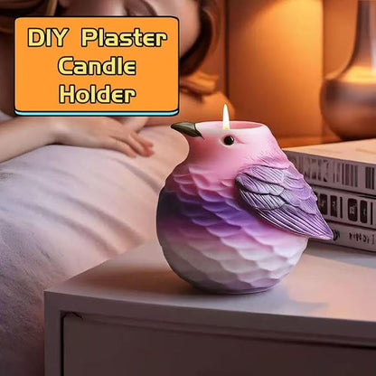 Animal Resin Molds Silicone 3D Cute Bird Epoxy Resin Plaster Candle Holder Wax - Image 4