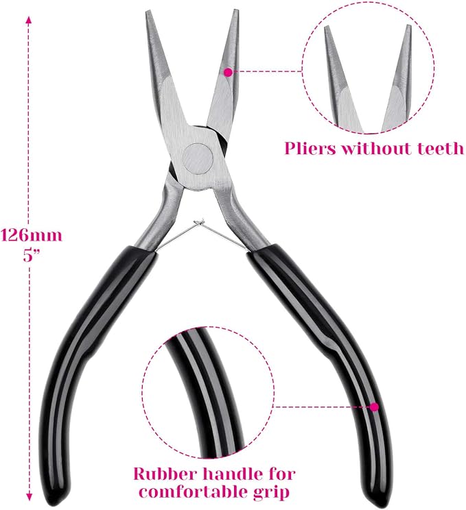 Jewelry Pliers, Cridoz Beading Pliers Set - Image 3