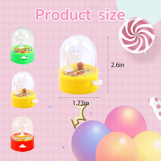 NEEW 12 Pack Mini Finger Basketball Shooting Game, Party Favors Basketball - Image 2