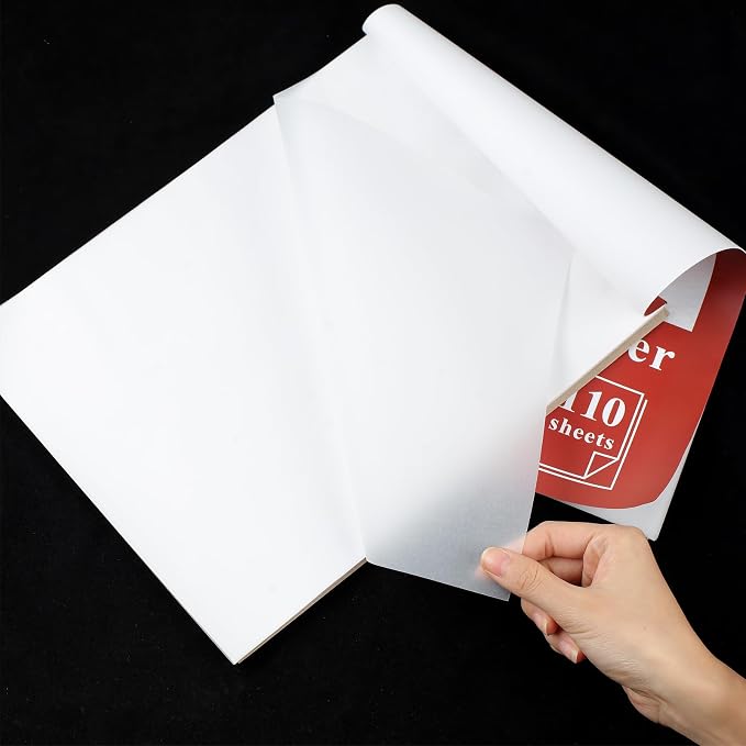 110 Sheets Tracing Paper for Drawing, 9”x12” Trace Paper, Translucent Vellum - Image 4
