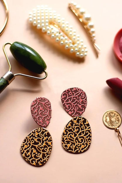 Arbuya Swirls Polymer Clay Texture Mat - Image 6