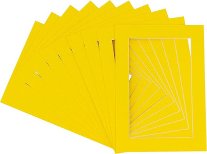Pack of TEN 8.5x11 Mats Bevel Cut by Poster+Palooza