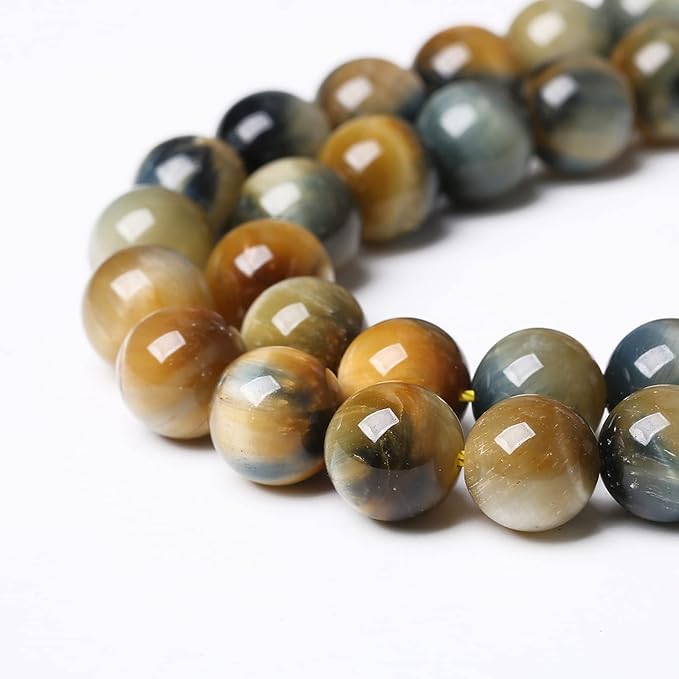 32Pcs 12mm AAAAA Tiger Eye Beads - Image 3