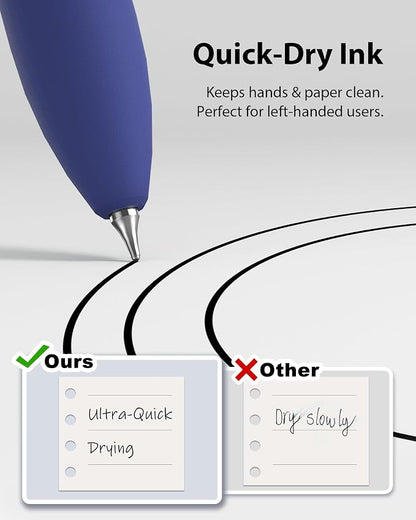 8 Pcs Gel Ink Pens, 0.7mm Fine Point - Image 4