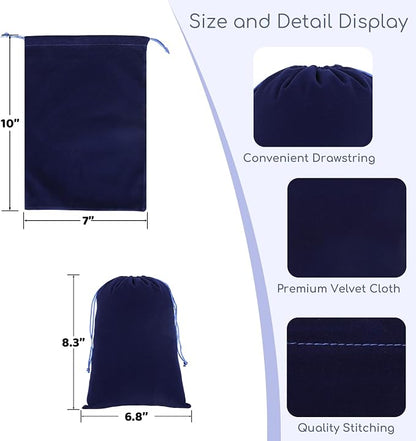 Velvet Drawstring Jewelry Bag, 7x10 Tarot Card Holder, Or Wrapping Halloween - Image 2