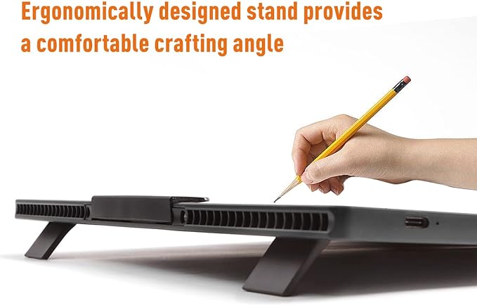 Wireless Rechargeable A4 LED Light Pad w/Built-in Riser Stands, 6 Levels of - Image 5