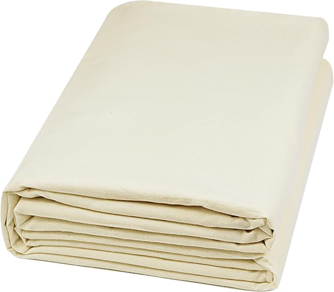 HOTGODEN Light Weight 100% Cotton Muslin Fabric: 63 inch x 2, 10 Yards by HOTGODEN