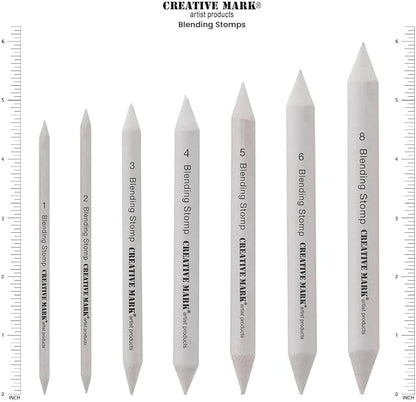 Creative Mark Art Set: Charcoal Pencils Solid Double-Ended Blending Stumps - Image 2