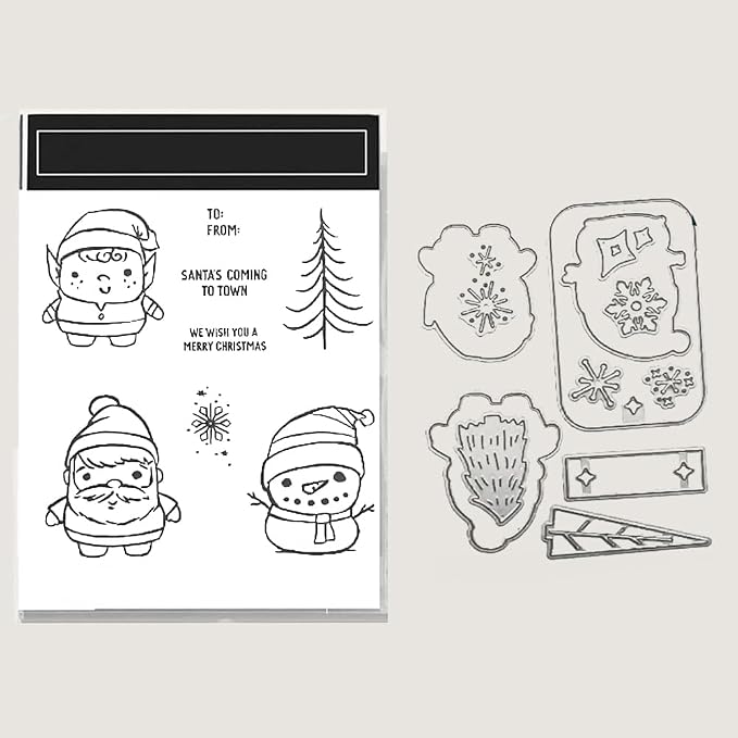 2025-2026 Stamps and Dies for Card Making, Stamps and Dies Set 2025 for by HITKUZ