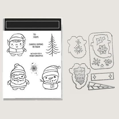 2025-2026 Stamps and Dies for Card Making, Stamps and Dies Set 2025 for by HITKUZ