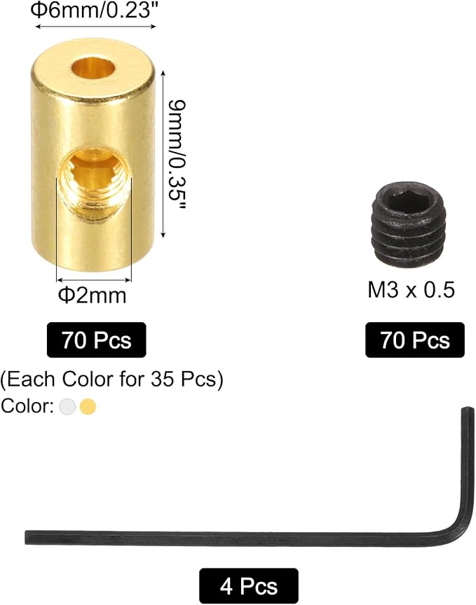 MECCANIXITY 70 Pcs Metal Locking Pin Backs, Locking Pin Keepers Clasp 9mm - Image 2
