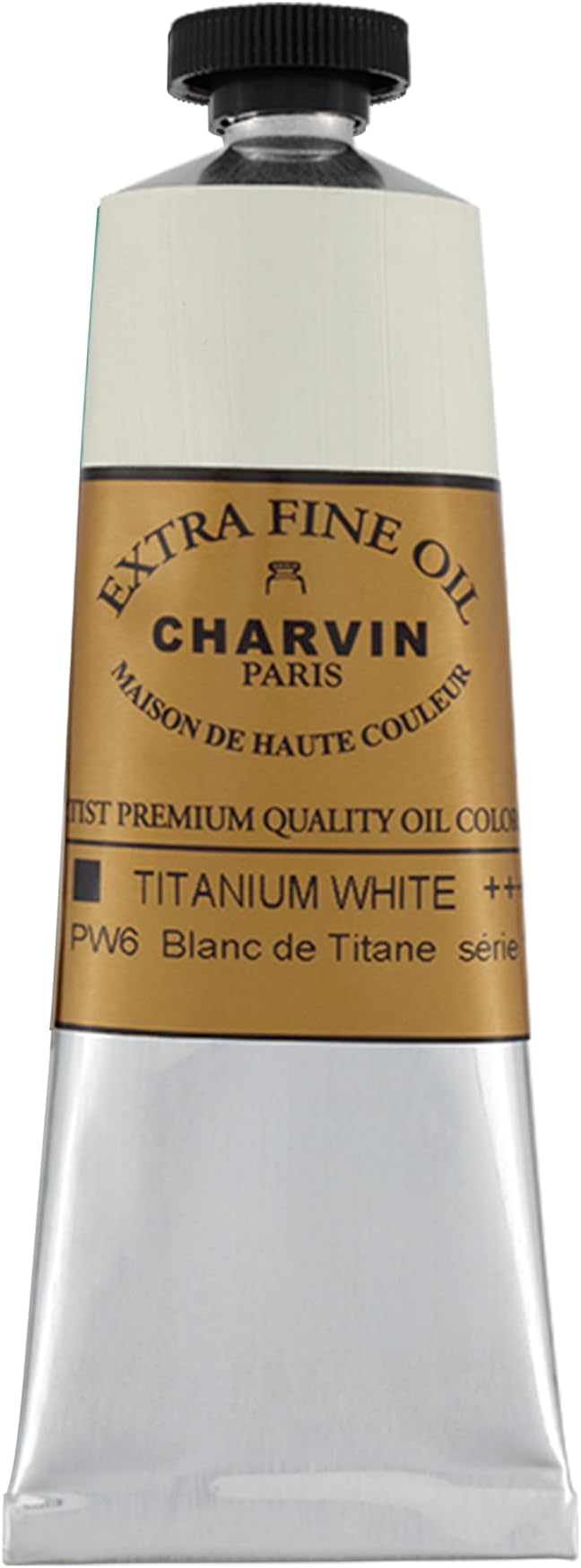 Charvin Extra Fine Oil Paint, Titanium White 60 ml - Image 2