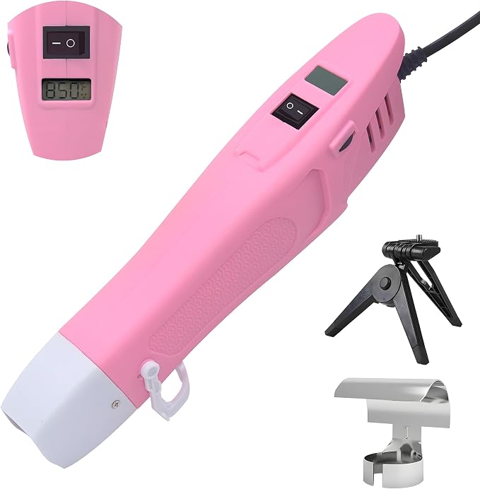 mofa Mini Variable Temp Heat Gun 350W 250℉~850℉ Fast Heating, LCD Digital by mofa