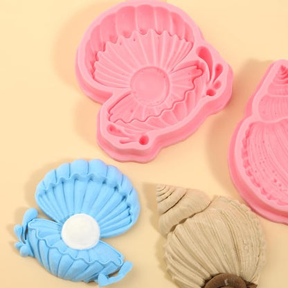 1Pcs Conch Cake Decoration Silicone Mold, Ocean Shell Candy Fondant Molds - Image 4