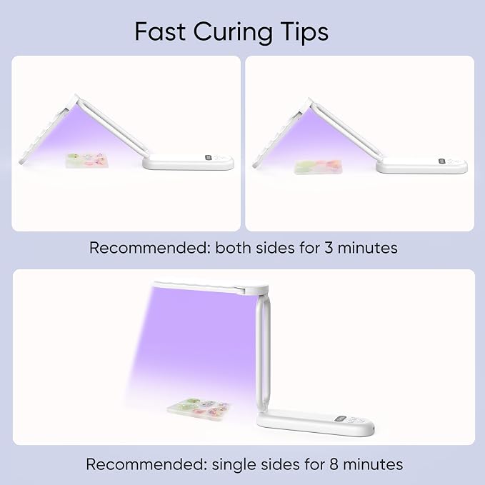 PPESULK UV Light for Resin Curing, Rechargeable UV Resin Lamp - Image 7