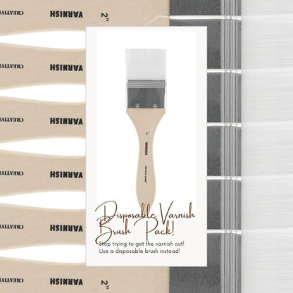 Jerry's Artarama InstaVar™ Gloss Picture Varnish & Varnish Brush Sets - Image 3